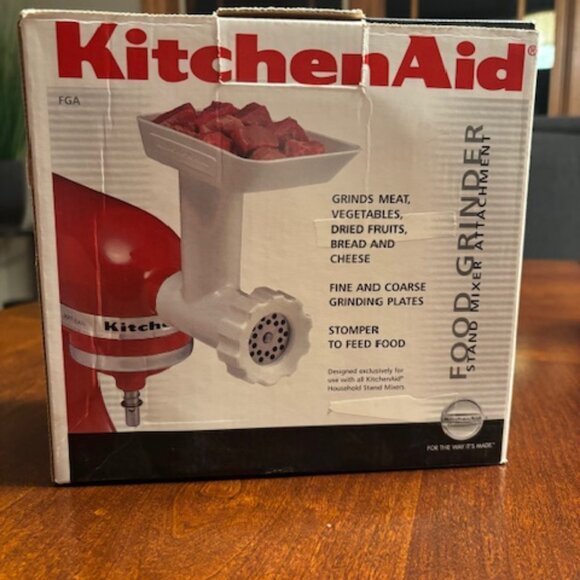 NEW KitchenAid Food Grinder Stand Mixer Attachment - Picture 1 of 2